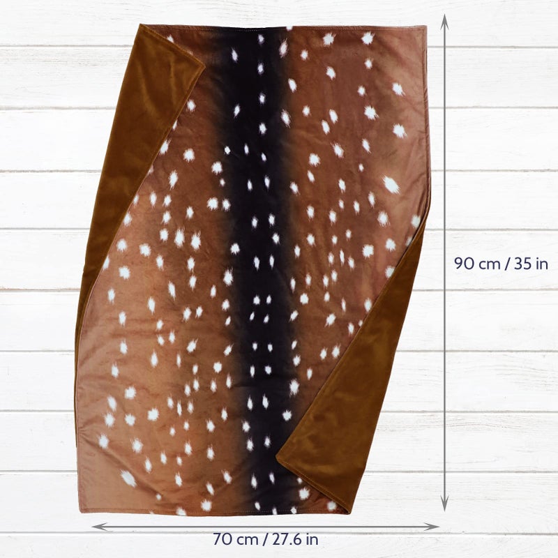 GFU Baby balnket for Boys and Girls, Swaddle Receiving Plush Blanket, Soft Western Newborn Unisex Sleep Blanket for Infant Toddler and Kids for Crib and Stroller, Deer Skin Print, Hunting Theme - Image 4